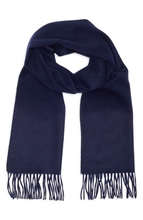 Wool & Cashmere Fringed Scarf