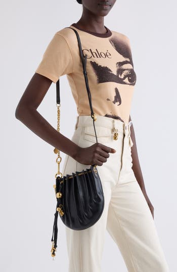 ショルダーバッグ・ポシェット Chloe Black Leather Sea Treasures Crossbody Bag Chloe Sea Treasures Crossbody Bag in Black | FWRD
