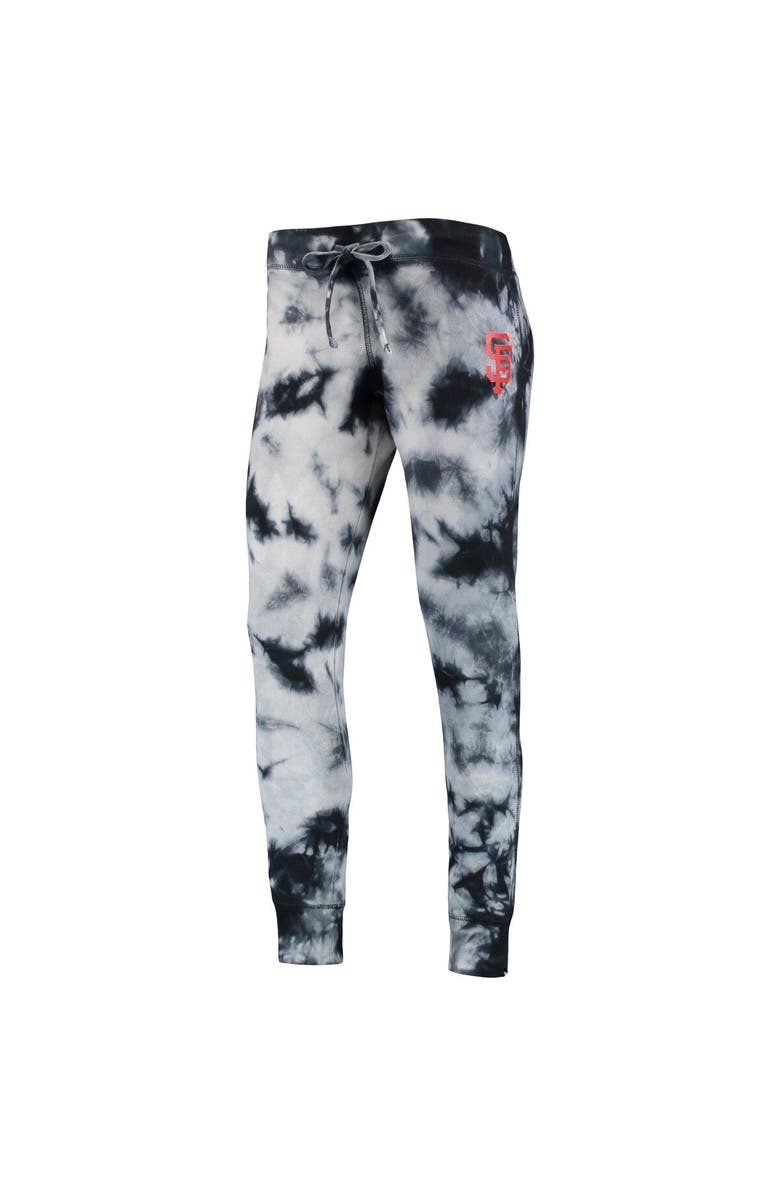 New Era Women's New Era Black San Francisco Giants Tie-Dye Jogger Pants, Alternate, color, Black