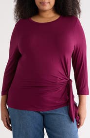 Renee C Side Knot Top