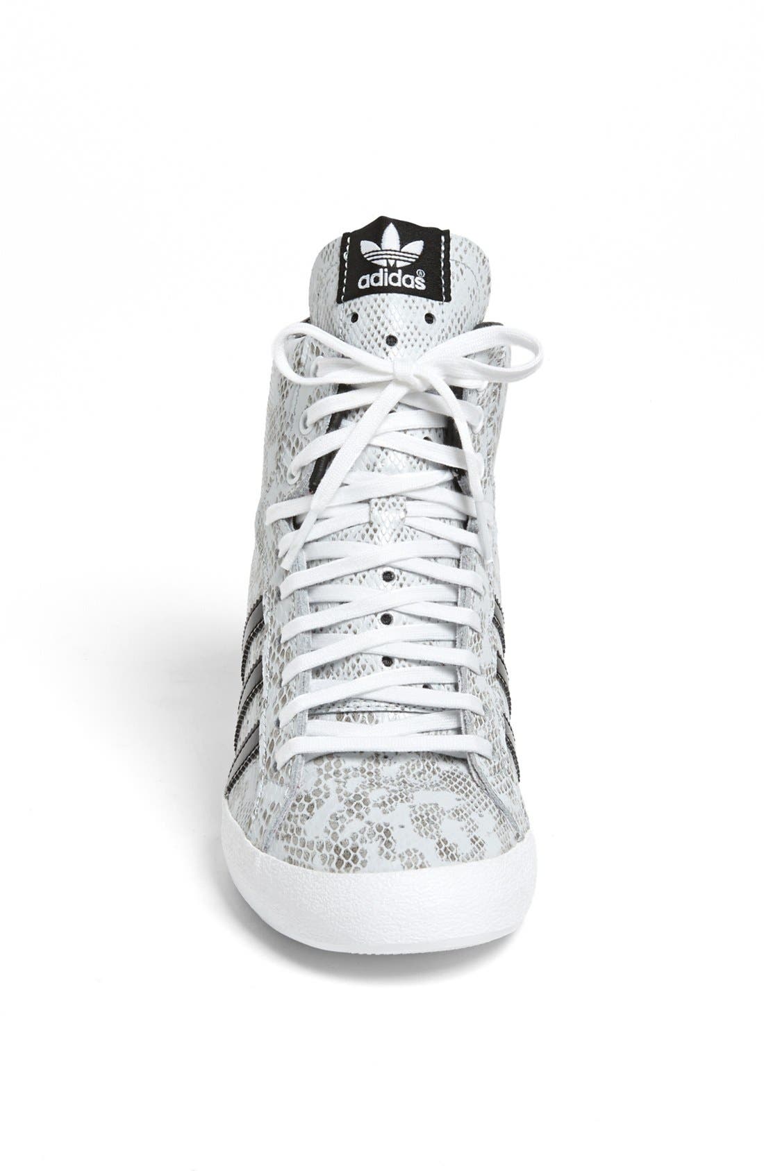 'Basket Profi' Hidden Wedge Sneaker, Alternate, color, WHITE/ BLACK