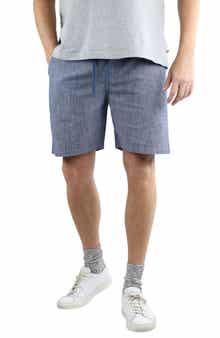 JACHS Stretch Chambray Pull-On Shorts