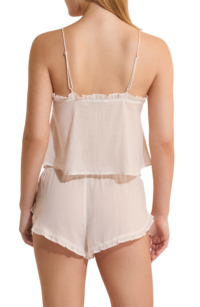 Etam Nolwenn Pajama Top, Alternate, color, Ecru
