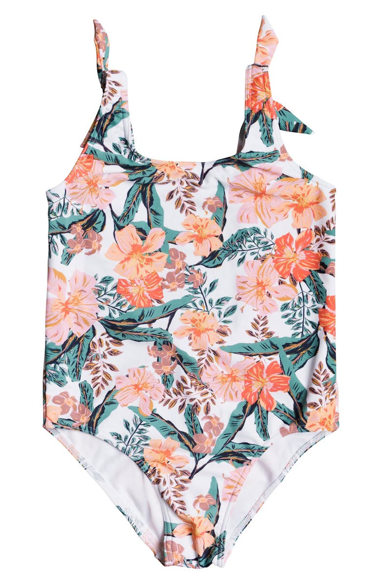 Roxy Kids' One-Piece Swimsuit, Main, color, 