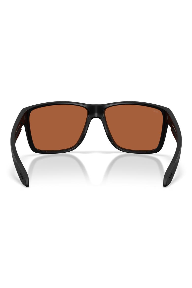 Broadbill II XL 62mm Sunglasses, Alternate, color, MATTE BLACK / GREEN MIRROR 580P