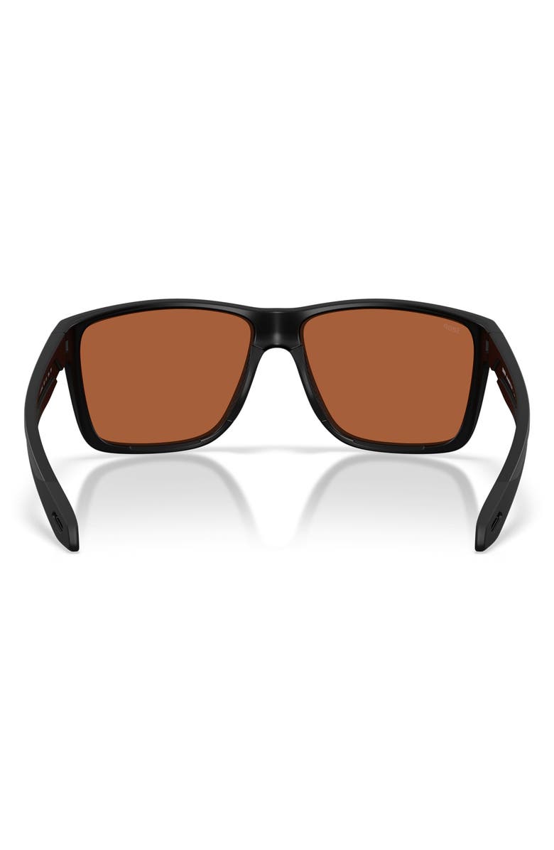 Costa Del Mar Broadbill II XL 62mm Sunglasses, Alternate, color, Matte Black / Green Mirror 580P
