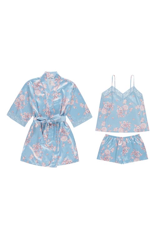 Flora Nikrooz Sabrina 3-piece Travel Pajama Set