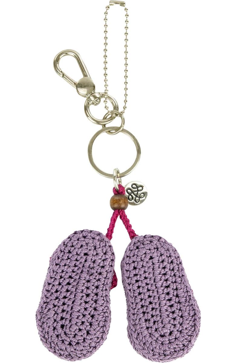 The Sak Yarnicharnz Hand Crochet Dangle - Flip Flop, Alternate, color,