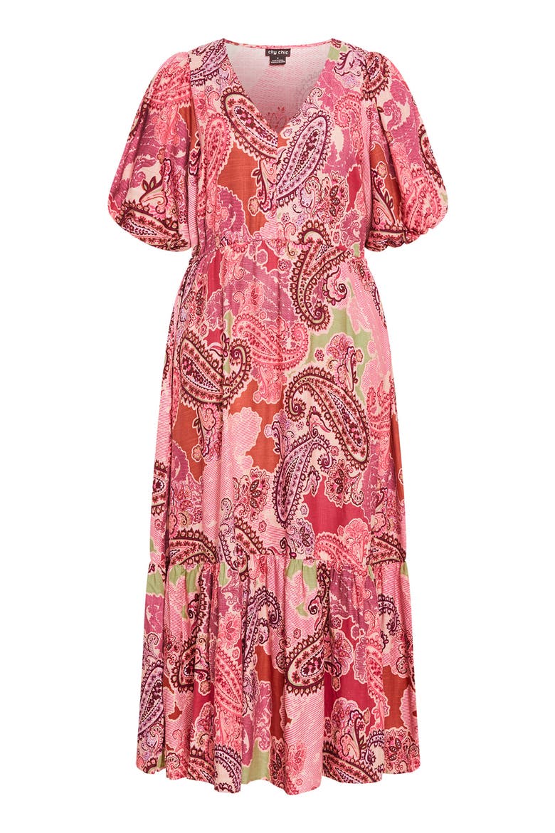 Flirtini Floral Print Maxi Dress, Alternate, color, SWEET THING