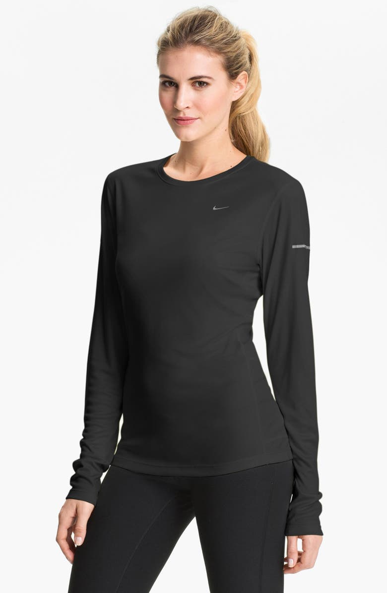 Nike 'Miler' Long Sleeve Tee, Main, color, 