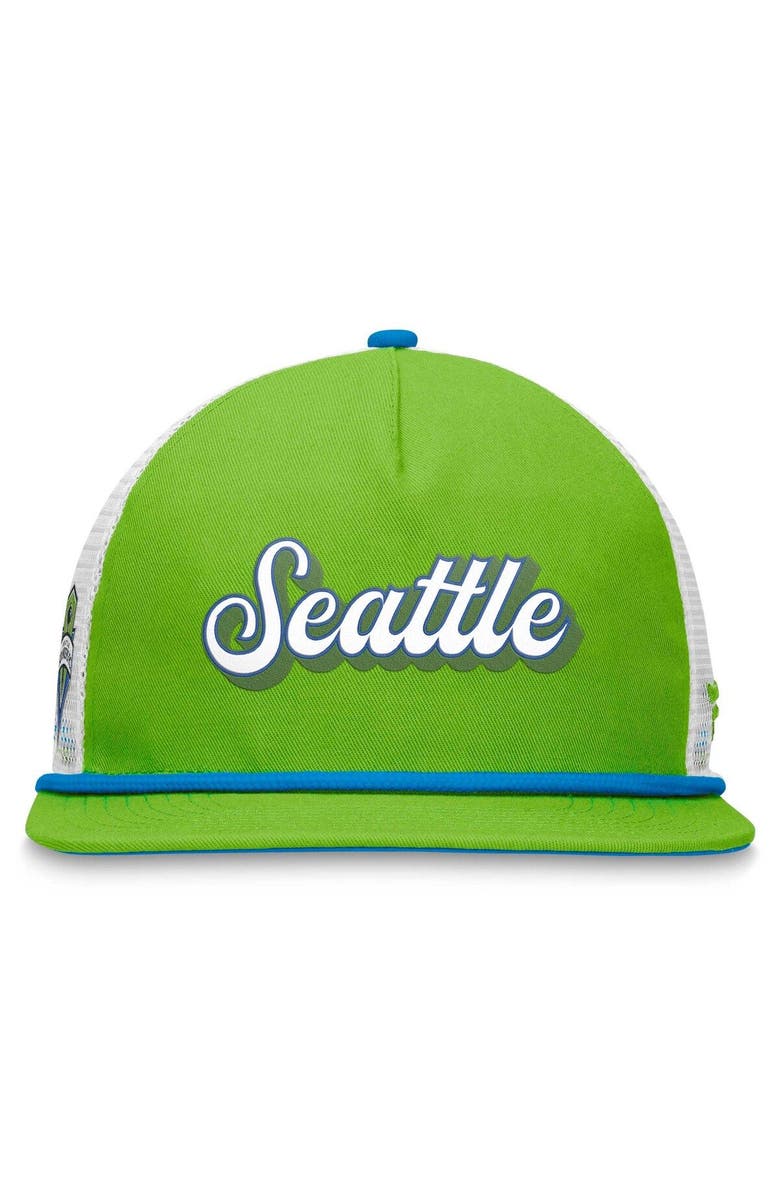 FANATICS Men's Fanatics Branded Green/White Seattle Sounders FC True Classic Golf Snapback Hat, Alternate, color, 