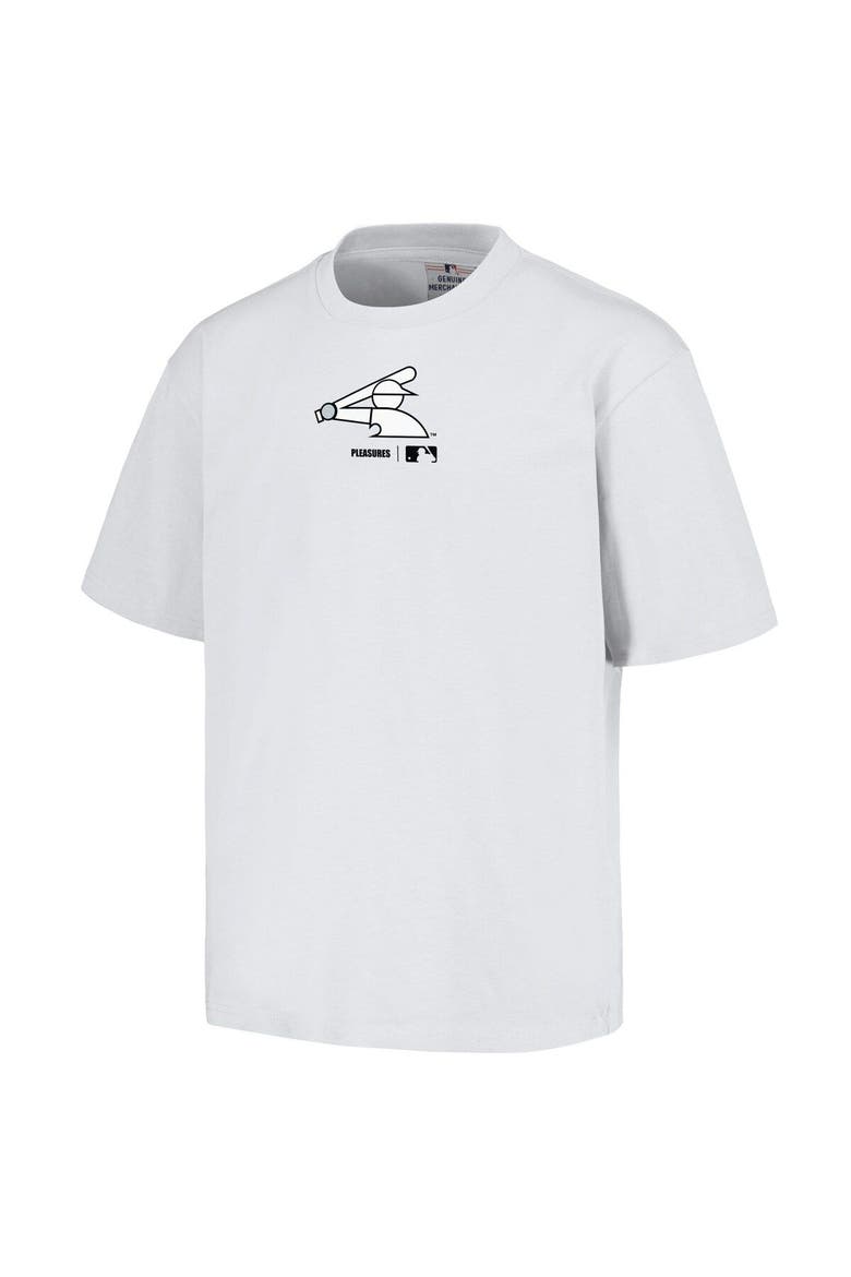 Men's PLEASURES  White Chicago White Sox Mascot T-Shirt, Alternate, color, White