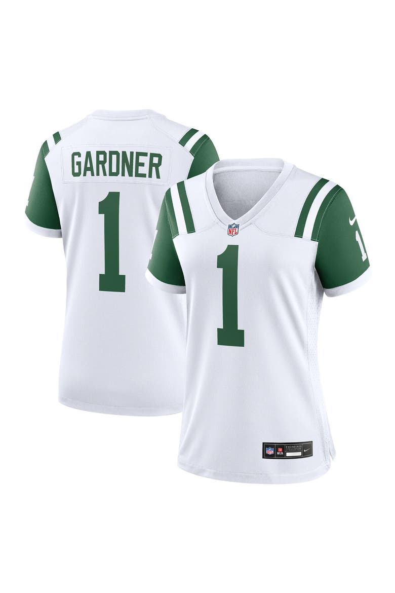 Women's Nike Ahmad Sauce Gardner White New York Jets Classic Alternate Game Jersey, Alternate, color, White