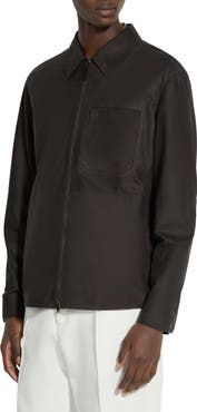 ZEGNA SECONDSKIN Nubuck Overshirt