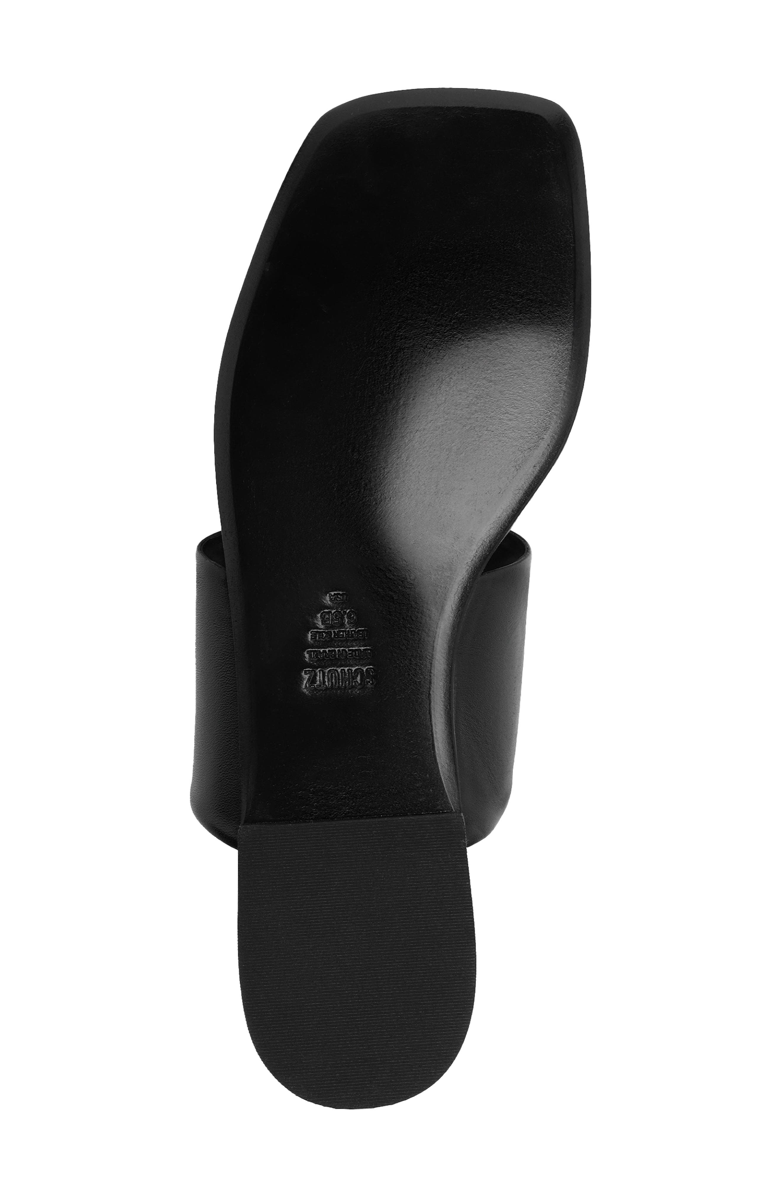 Schutz Martha Slide Sandal, Alternate, color, Black