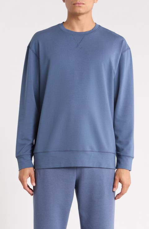 3Six Five Long Sleeve Crewneck Pajama Shirt