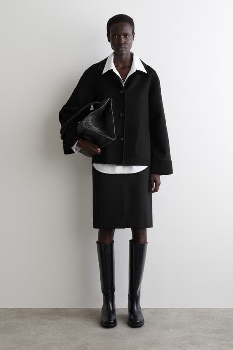 Double-Faced Wool Short Jacket