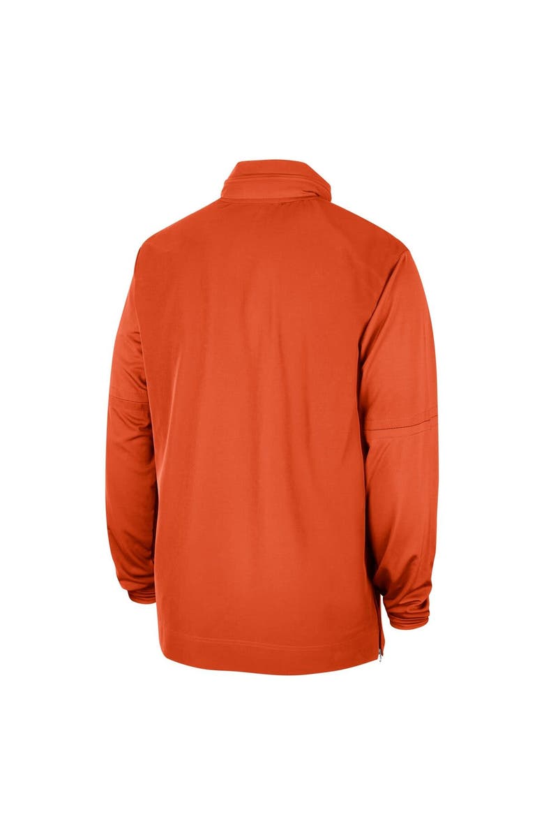 Nike Men's Nike Orange Clemson Tigers 2023 Coach Half-Zip Hooded Jacket, Alternate, color, Orange