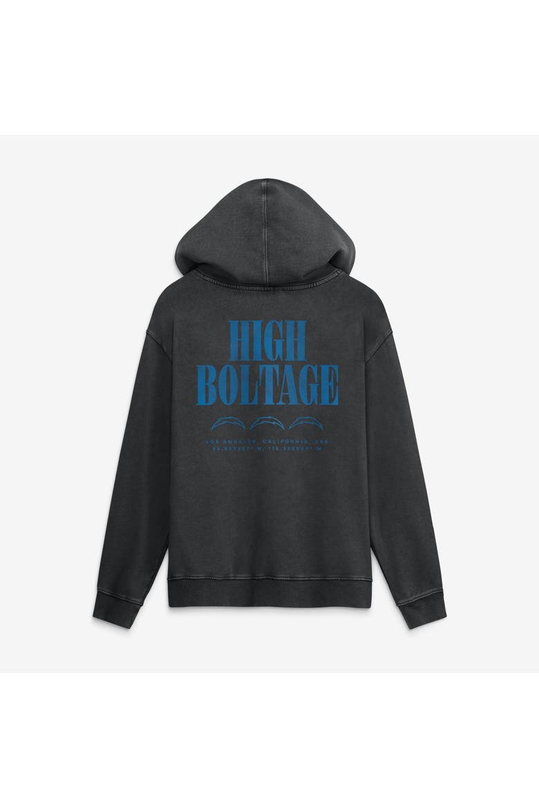 Men's Fanatics Black Los Angeles Chargers Relaxed Intense Rivalry French Terry Hoodie, Alternate, color, Black