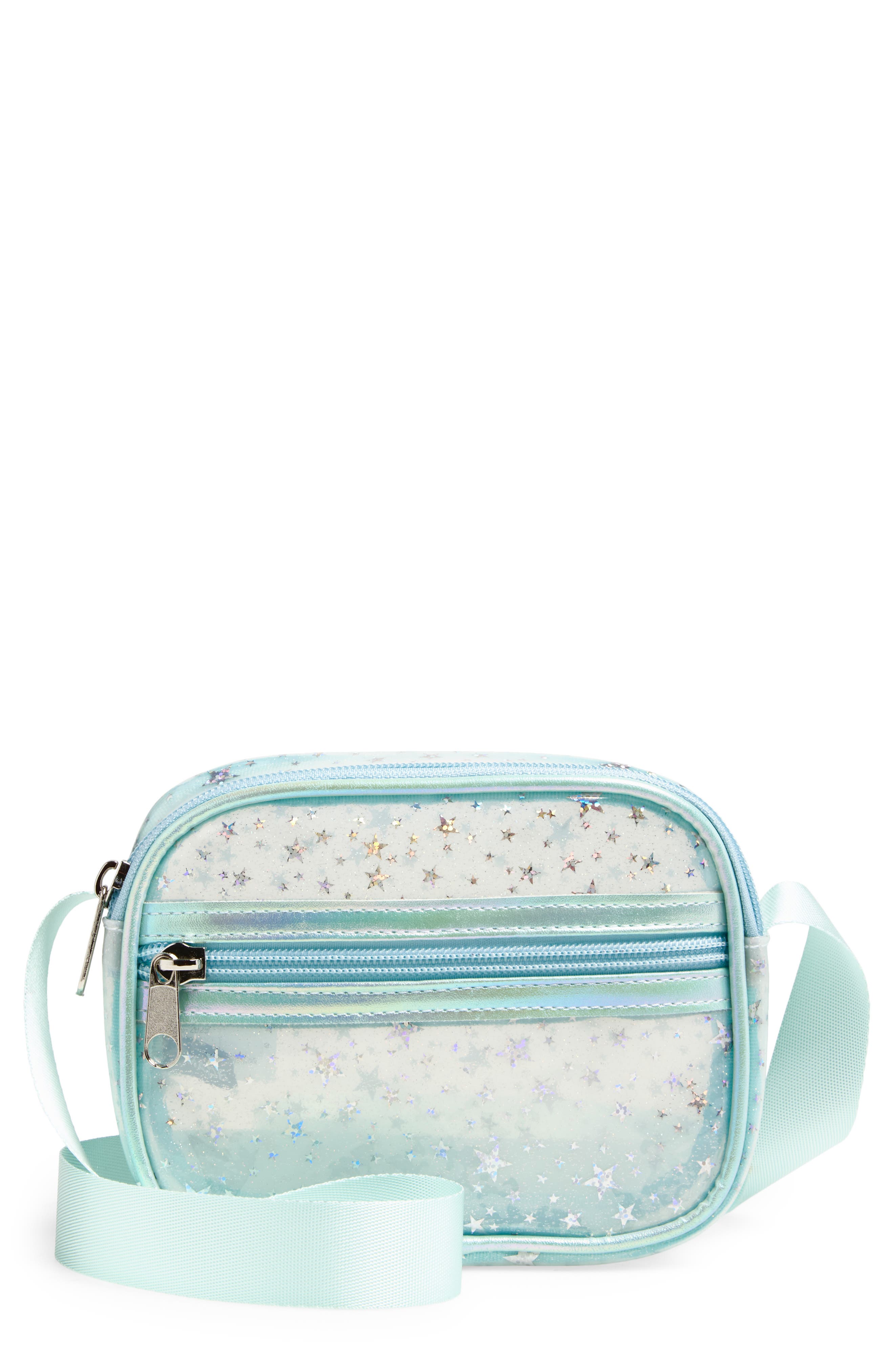 Capelli New York Kids' Star Jelly Crossbody Bag, Main, color, Mint