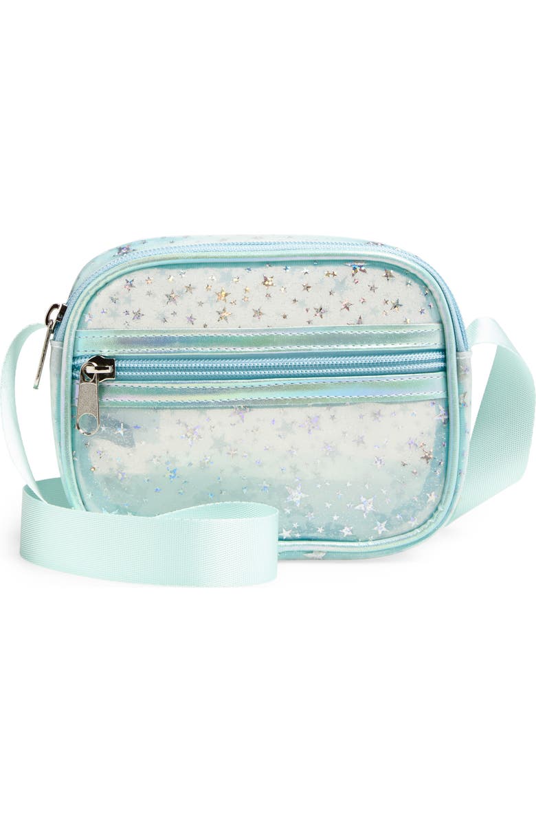 Capelli New York Kids' Star Jelly Crossbody Bag, Main, color, Mint