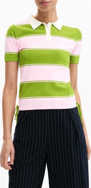 Desigual Stripe Polo Shirt