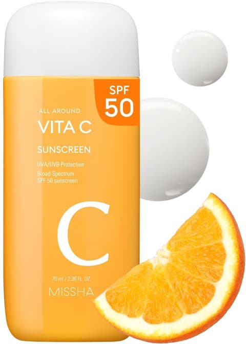 All Around Vita C Sunscreen Spf50+/Broadspectrum