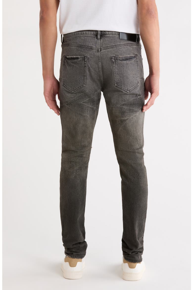 Skinny Tacking Skinny Jeans, Alternate, color, BLACK