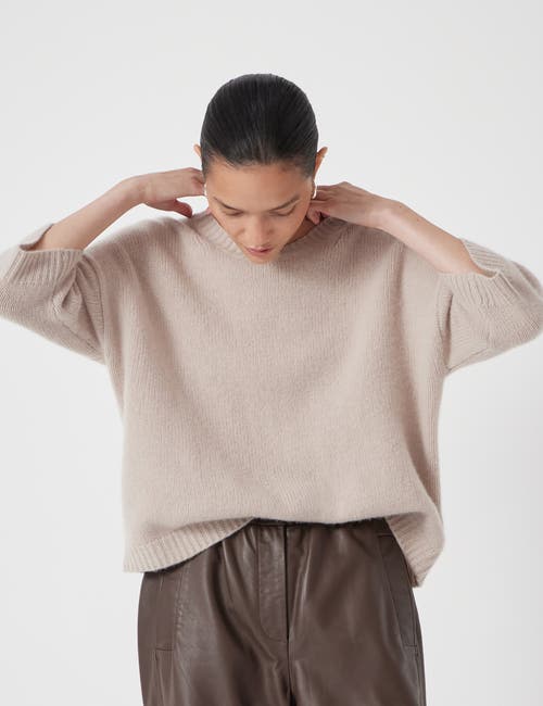 Hush Chunky 100% Cashmere Sweater In Brown
