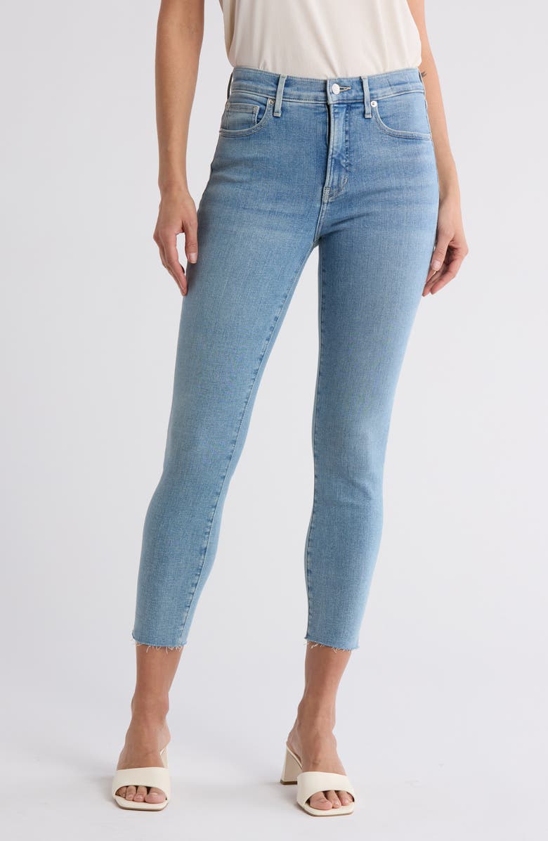 Veronica Beard Debbie High Waist Skinny Jeans, Main, color, Pale Nova