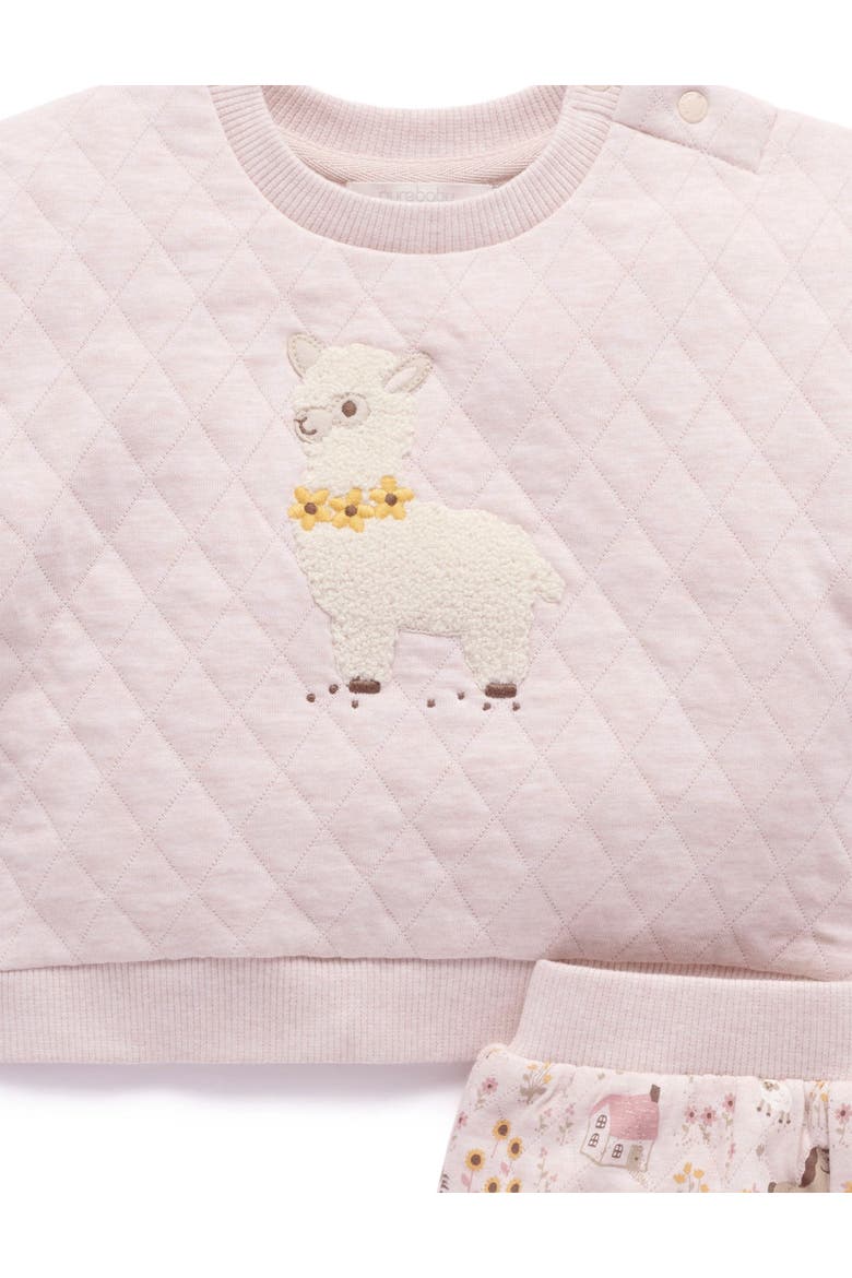 Quilted Track Set, Alternate, color, Farmhouse Print