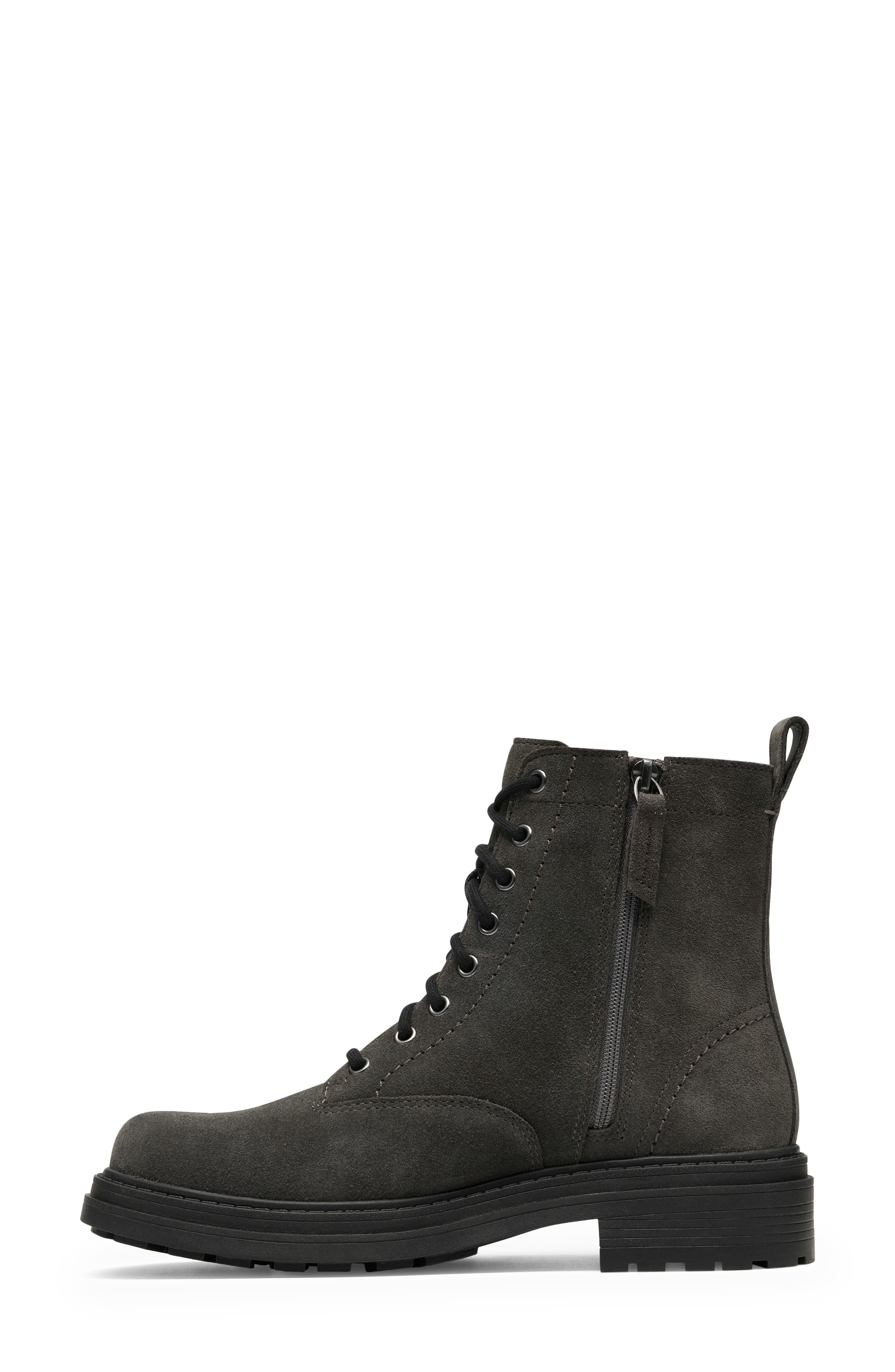 Orinoco 3 Lane Leather Boot, Alternate, color, DARK GREY SUEDE
