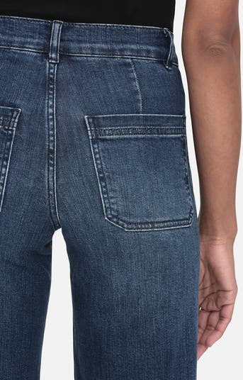 Le Slim Palazzo Pocket Wide Leg Jeans