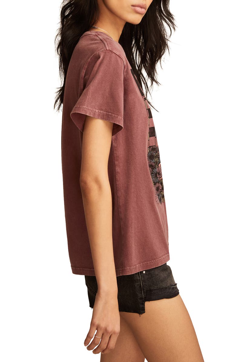 Lucky Brand Feel the Music Cotton Graphic T-Shirt, Alternate, color, 