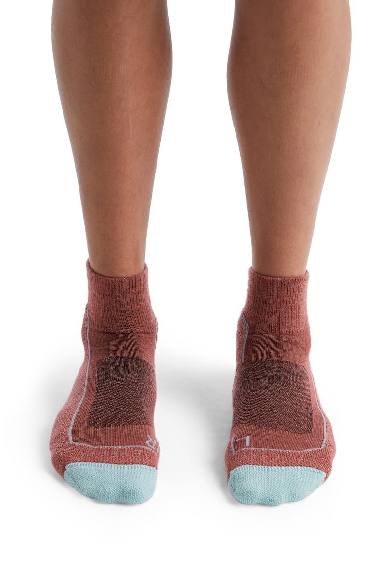 Hike+ Lite Mini Crew Socks, Alternate, color, GRAPE/ HAZE/ BLIZZARD HEATHER