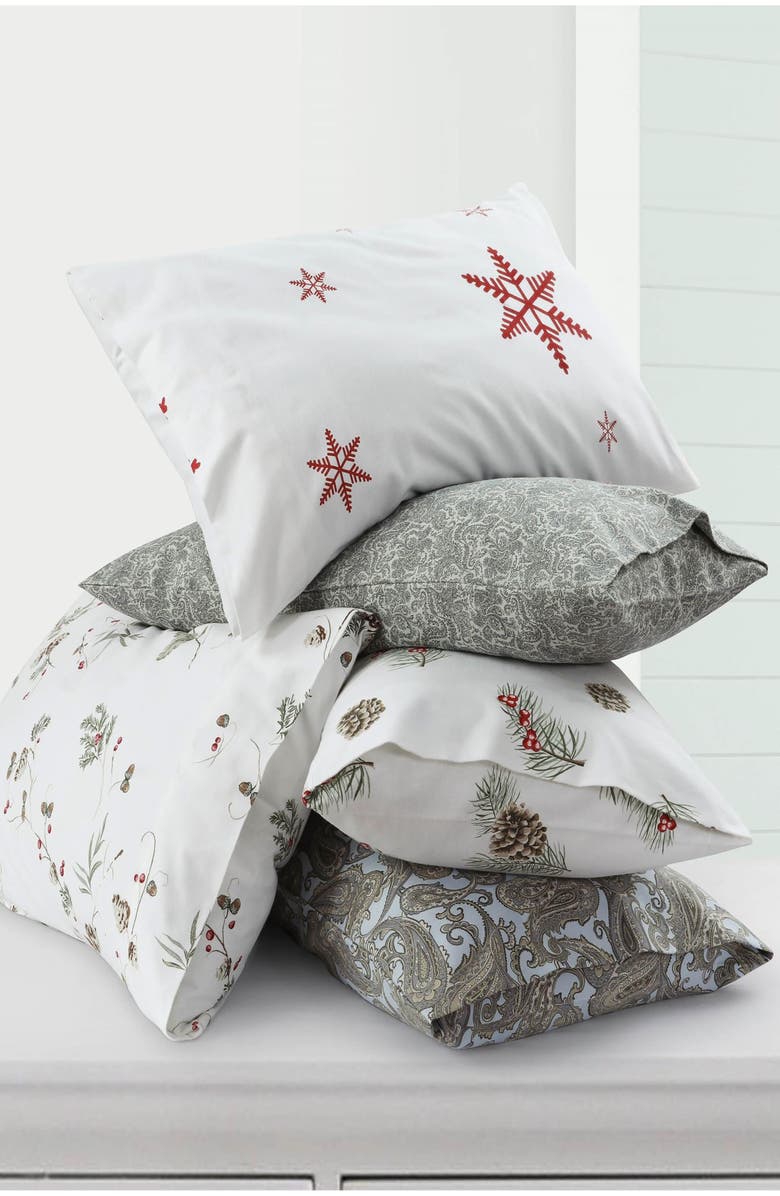 AZORES HOME Cotton Flannel Sheet Set, Alternate, color, Harmony