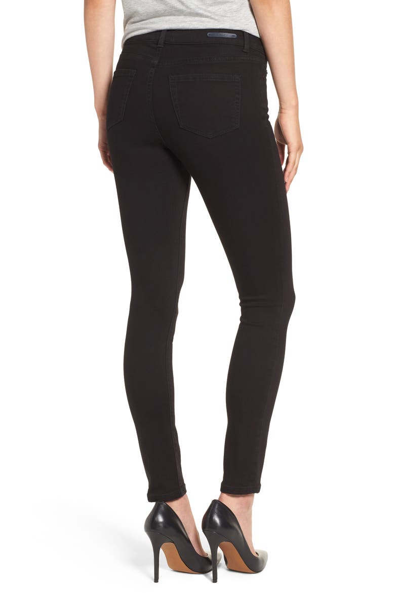 Stretch Skinny Jeans, Alternate, color, BLACK