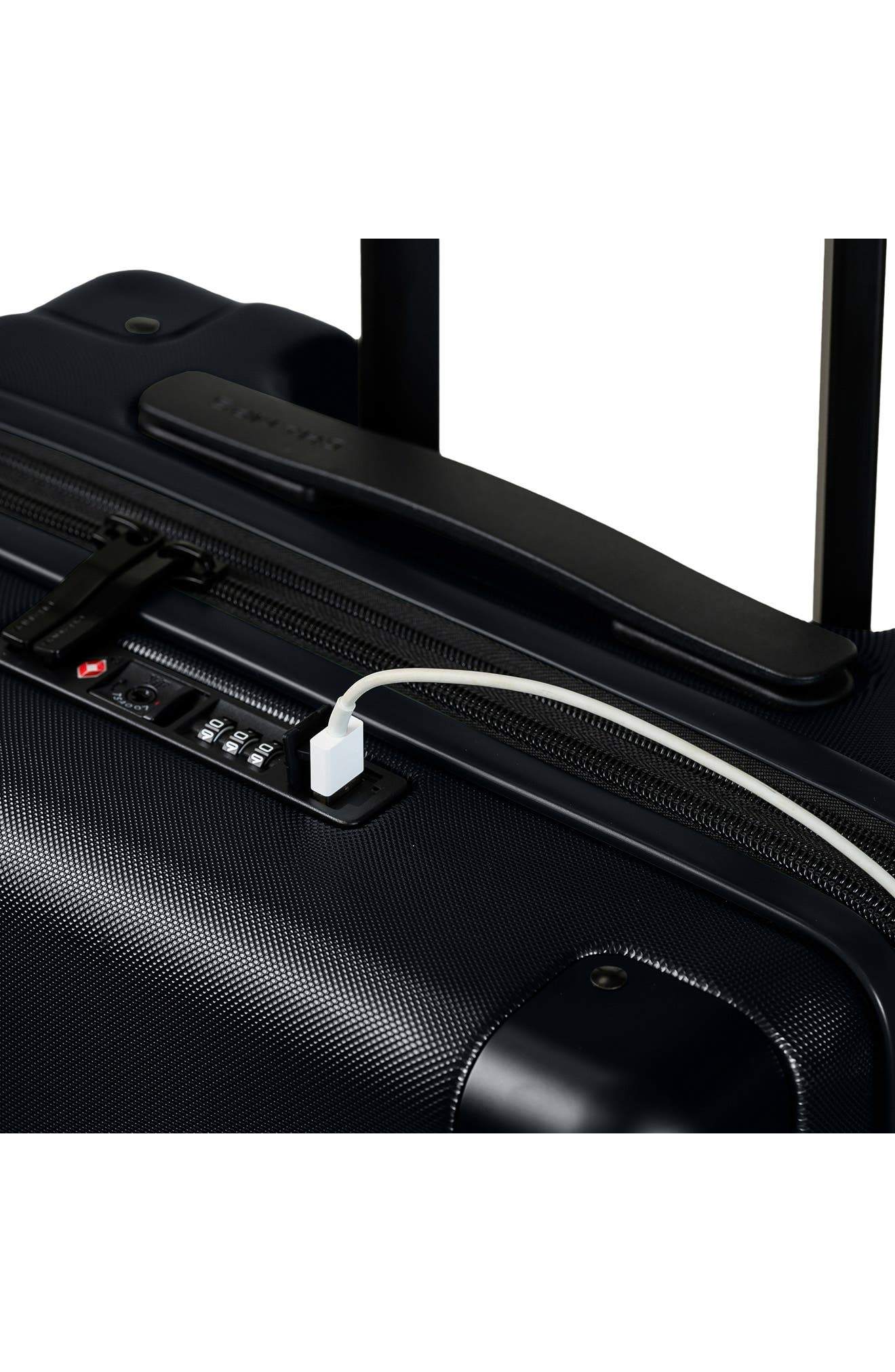 CHAMPS Earth 3-Piece Wheeled Luggage Set, Alternate, color, Black