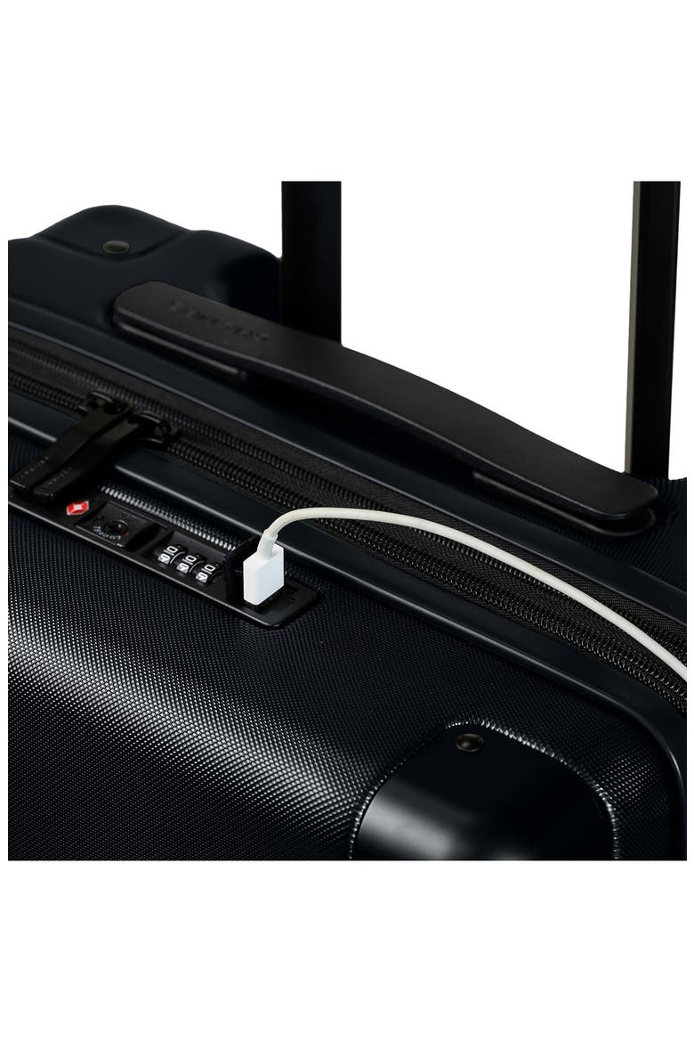 Earth 3-Piece Wheeled Luggage Set, Alternate, color, BLACK