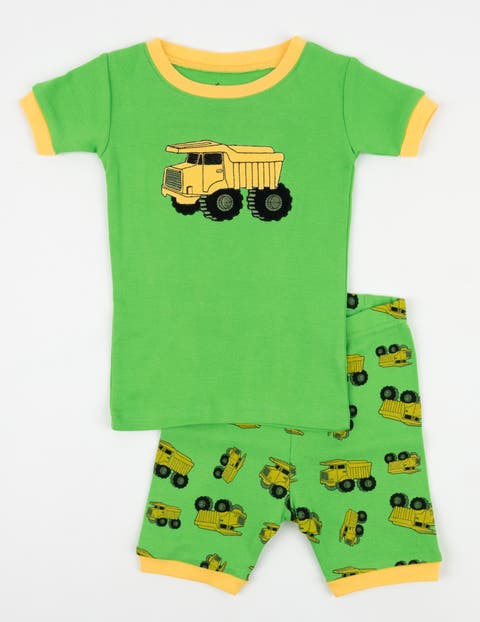 Kids Cotton Two-Piece Short Printed Pajamas, Vehicles & Adventure (Toddler, Little Kid & Big Kid)