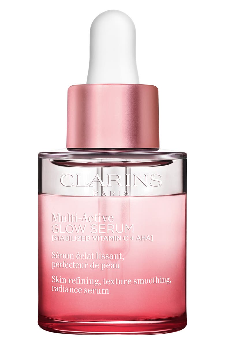 Clarins Multi-Active Brightening Glow Serum with Vitamin C + AHA, Main, color,
