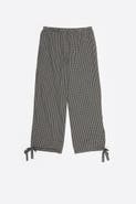 Bimba y Lola Checked Trousers With Adjustable Ankles