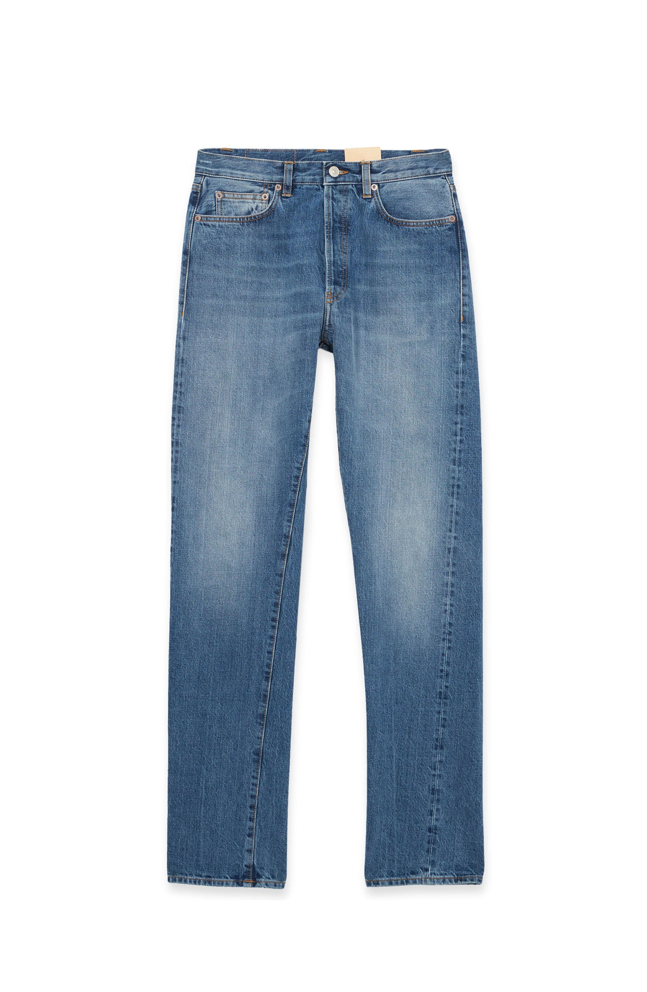 911 Superjohn Japanese Selvedge 5-Pocket High-Waist Denim Pants - image 3