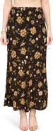 Blu Pepper Floral Midi Skirt