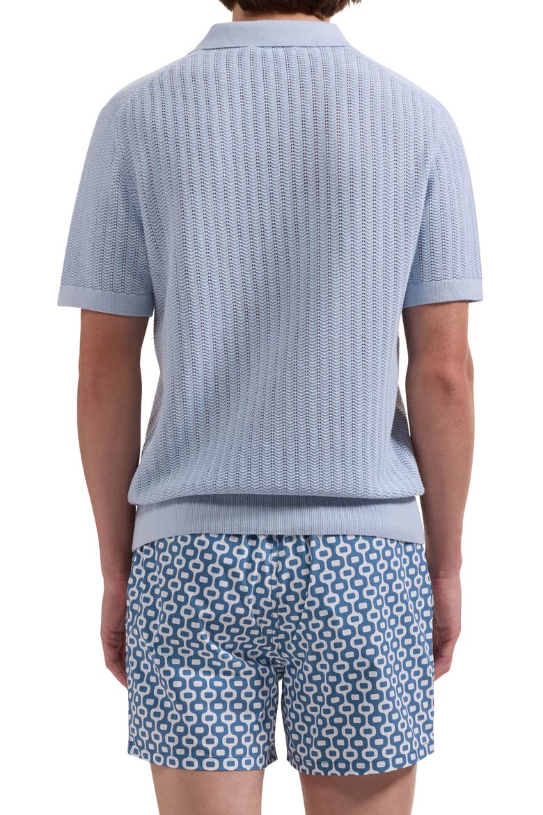 Cruz Print Swim Trunks, Alternate, color, PEACOCK