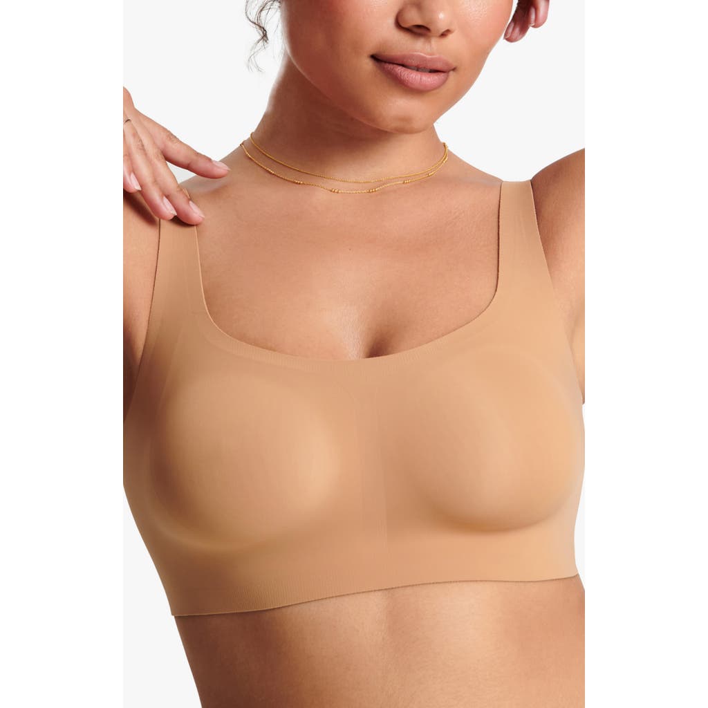Evelyn & Bobbie The Bobbie Scoop Bra In Silver