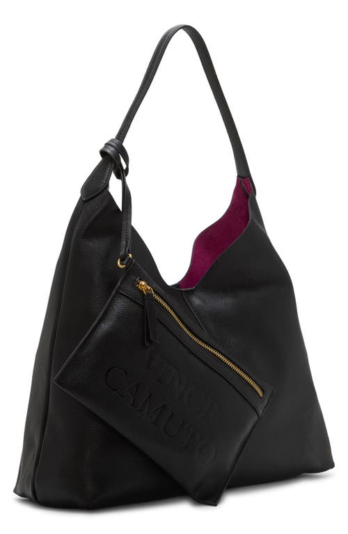 Vince Camuto Jenna Pebble Leather Hobo Bag