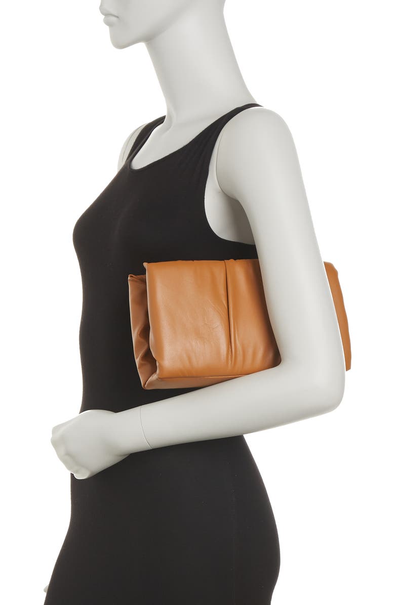 Rebecca Minkoff Ruched Frame Clutch, Alternate, color,