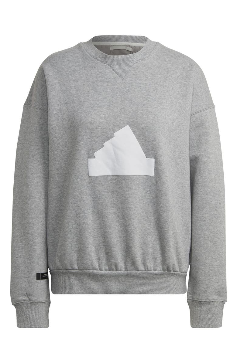 adidas Crewneck Logo Sweatshirt, Alternate, color, 