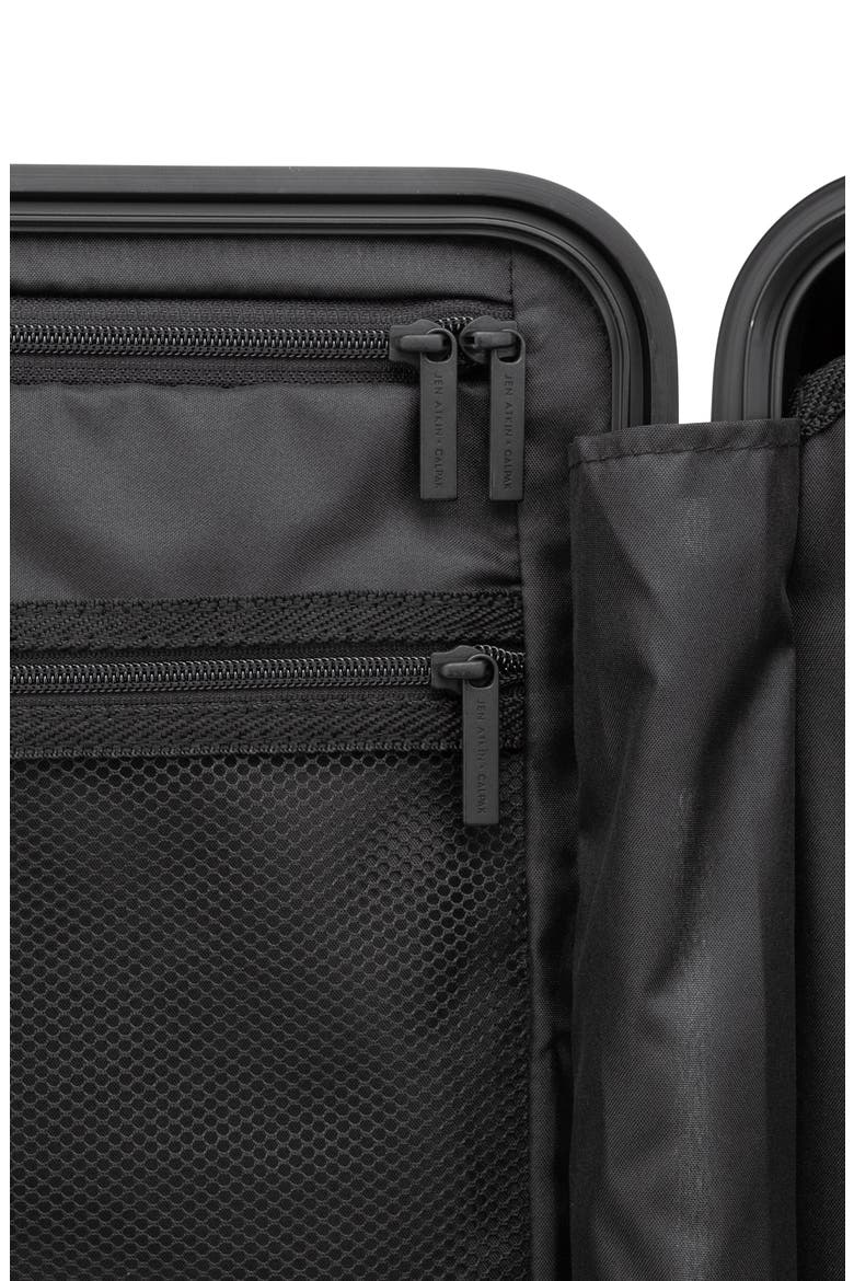 x Jen Atkin 25-Inch Suitcase, Alternate, color, BLACK